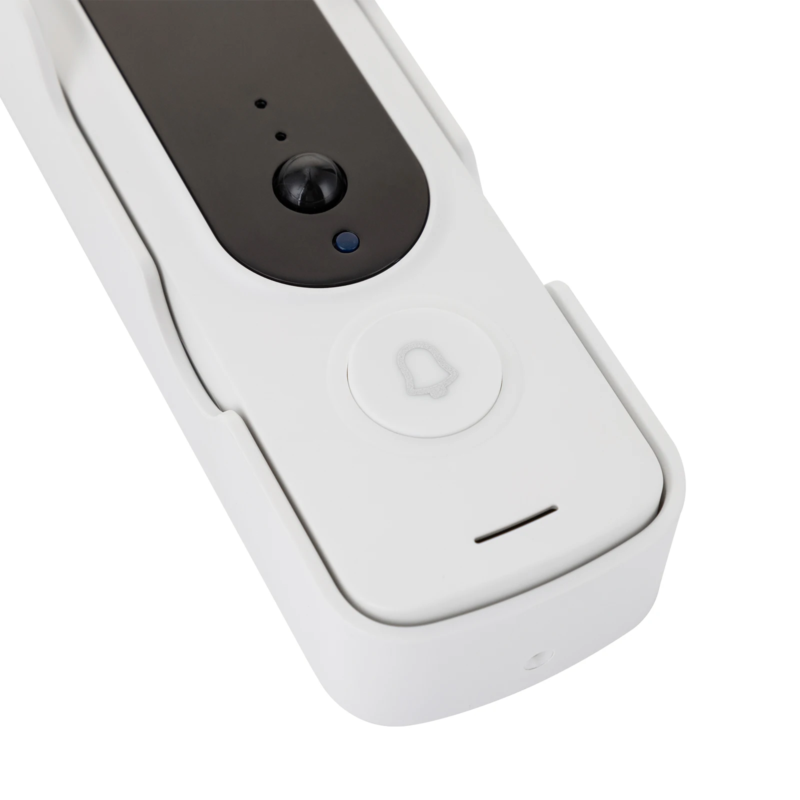 Slimme draadloze videodeurbel Draadloze visuele deurtelefoon 720P HD-camera, 120 °   Bekijk en nachtzicht, 30-daagse cloudopslag voor thuis