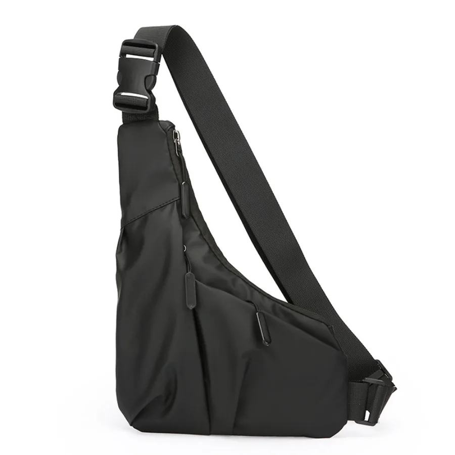 

【New style】- new triangle bag casual men's leather film large capacity backpack fashion outdoor waterproof shoulder bag