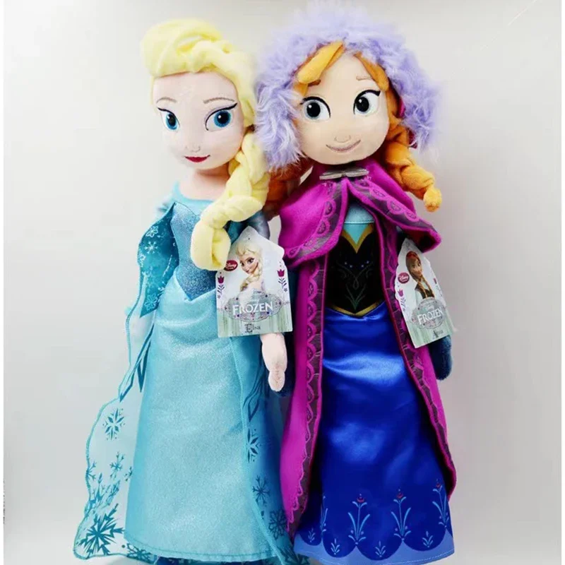 Disney Frozen Doll Anna Elsa Snowman Queen Super Soft Plush Toys Birthday The Best Gift for Children's Girl Kids Young Person