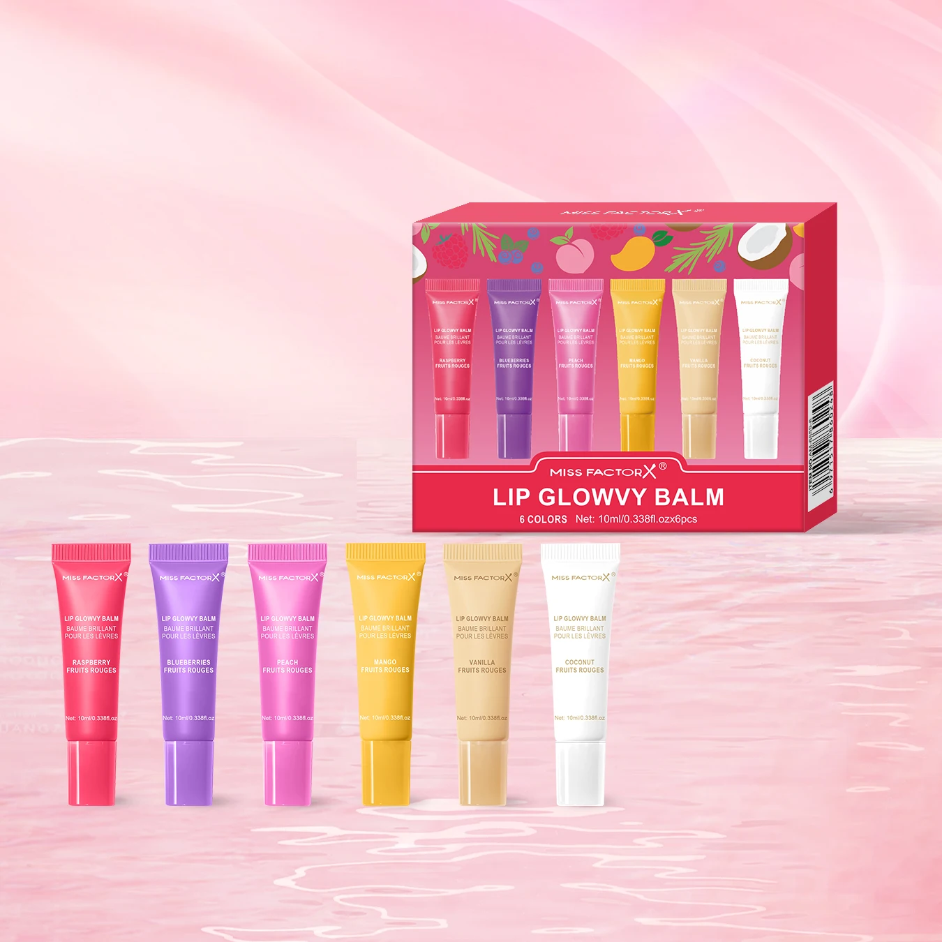 6-kolorowy zestaw błyszczyków do ust, wykwintny, koronkowy, błyszczący olejek do ust, długotrwałe nawilżanie, najlepszy wybór na prezenty dla kobiet