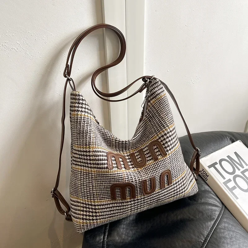 2025 New Retro Women's Shoulder Bag, Retro Tote Crossbody Bag, Large Capacity Luxury Handbag, Fashion Daily Use