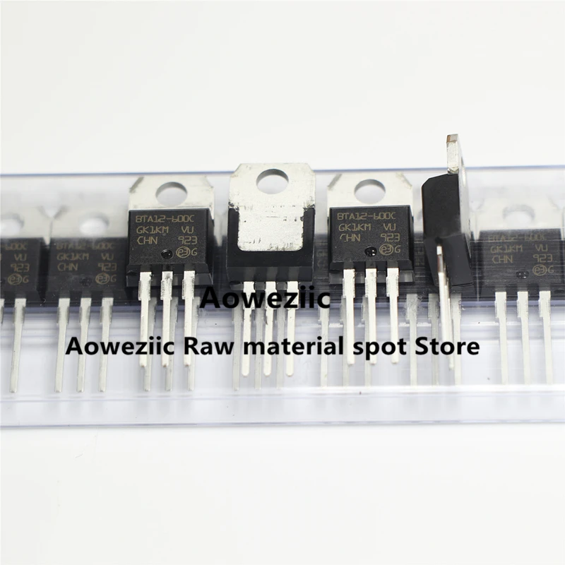 Aoweziic 2021+ 100% New Imported Original BTA12  BTA12-600BRG  BTA12-600B  BTA12-600CRG  BTA12-600C  TO-220 Triac 12A 600V