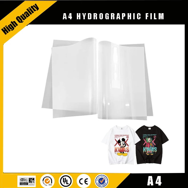 A4 Hydrographic Blank Film Water Transfer Printing printable hydro dipping film activador hydrographic activator