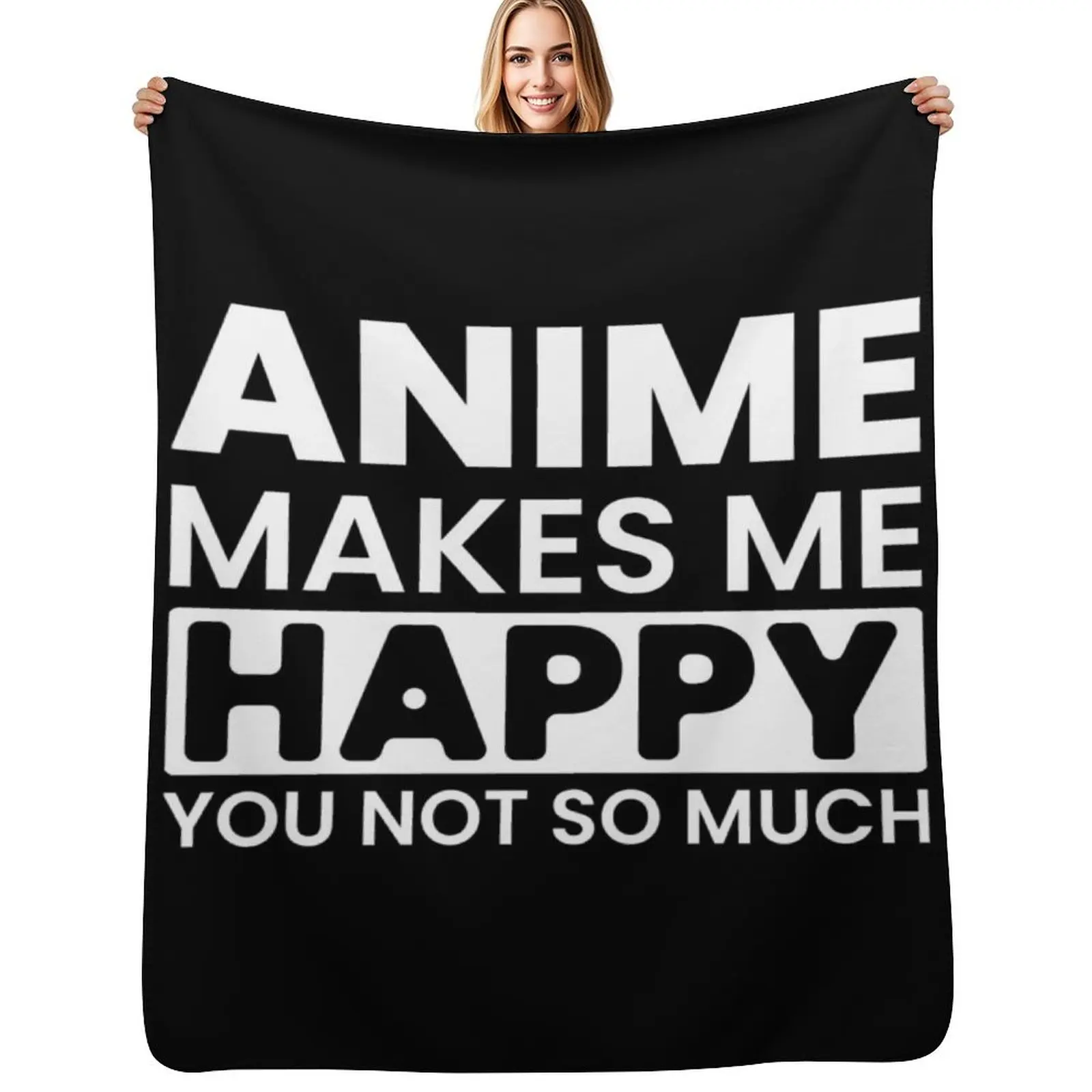 

Anime Gift For Anime And Manga Lovers Throw Blanket Large Thermal Soft Blanket