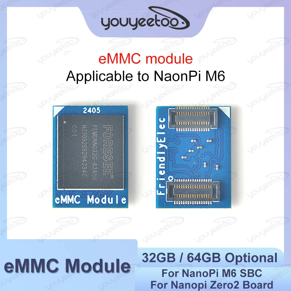 emmc-module-for-nanopi-m6-nanopi-zero2-32gb-64gb-optional-development-board-accessories