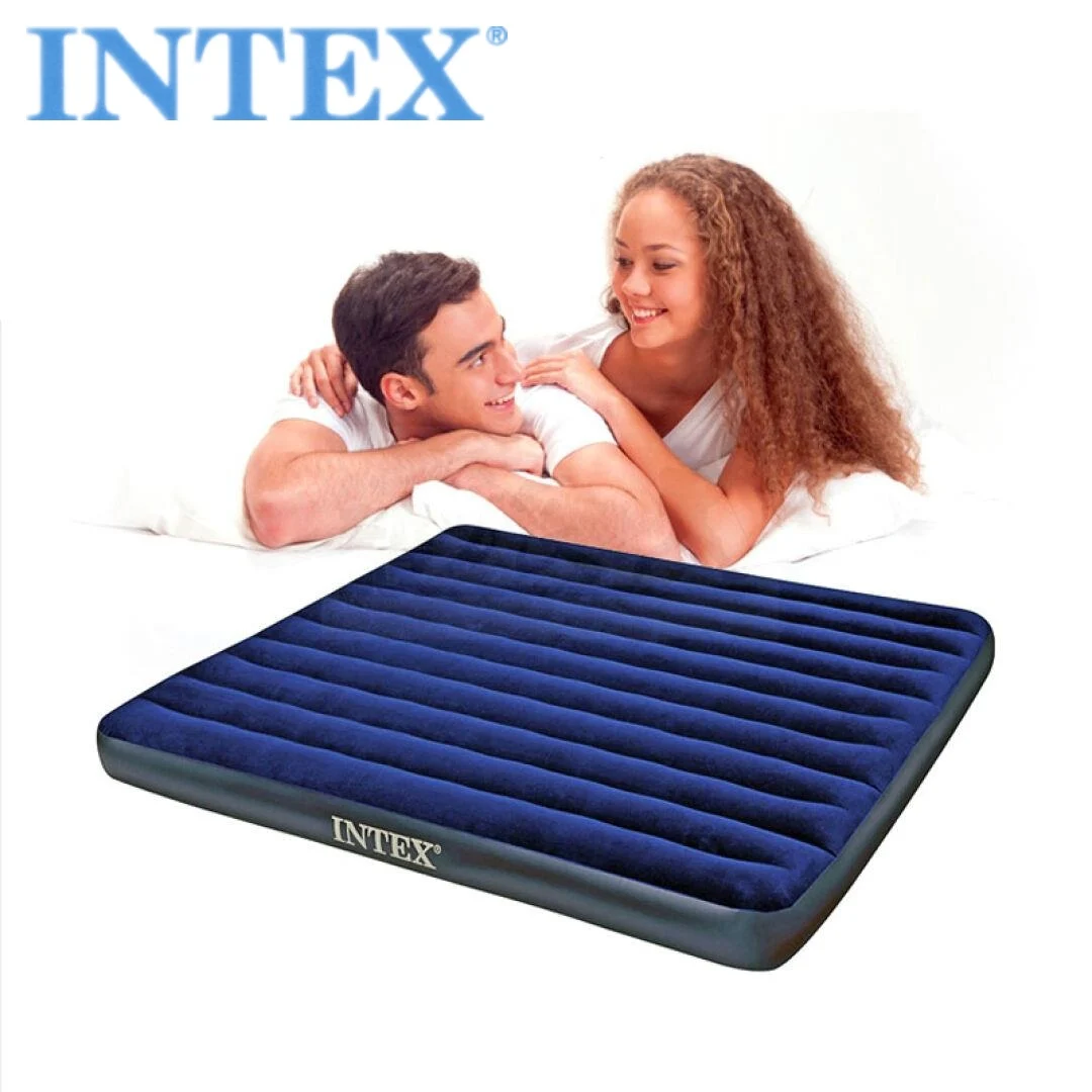 Inflatable mattress inflated sheet people double their outdoor portable air cushion bed bed bed blow-up lilo a nap