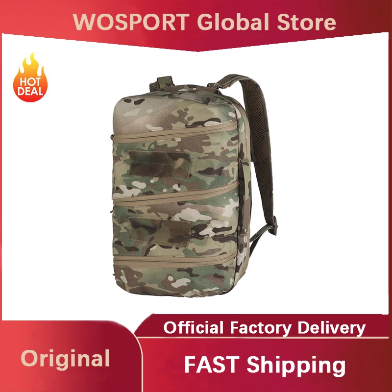 

WOSPORT Large First Aid Backpack Lightweight Durable Tear-Resistant Medical Organizer Tactical Design Disaster Preparedness
