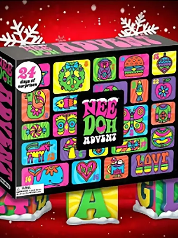 Weihnachts-Adventskalender, 24 Tage Überraschungen, Mini-Sensorikspielzeug, Geschenkbox für Erwachsene, Weihnachtsdekorationen