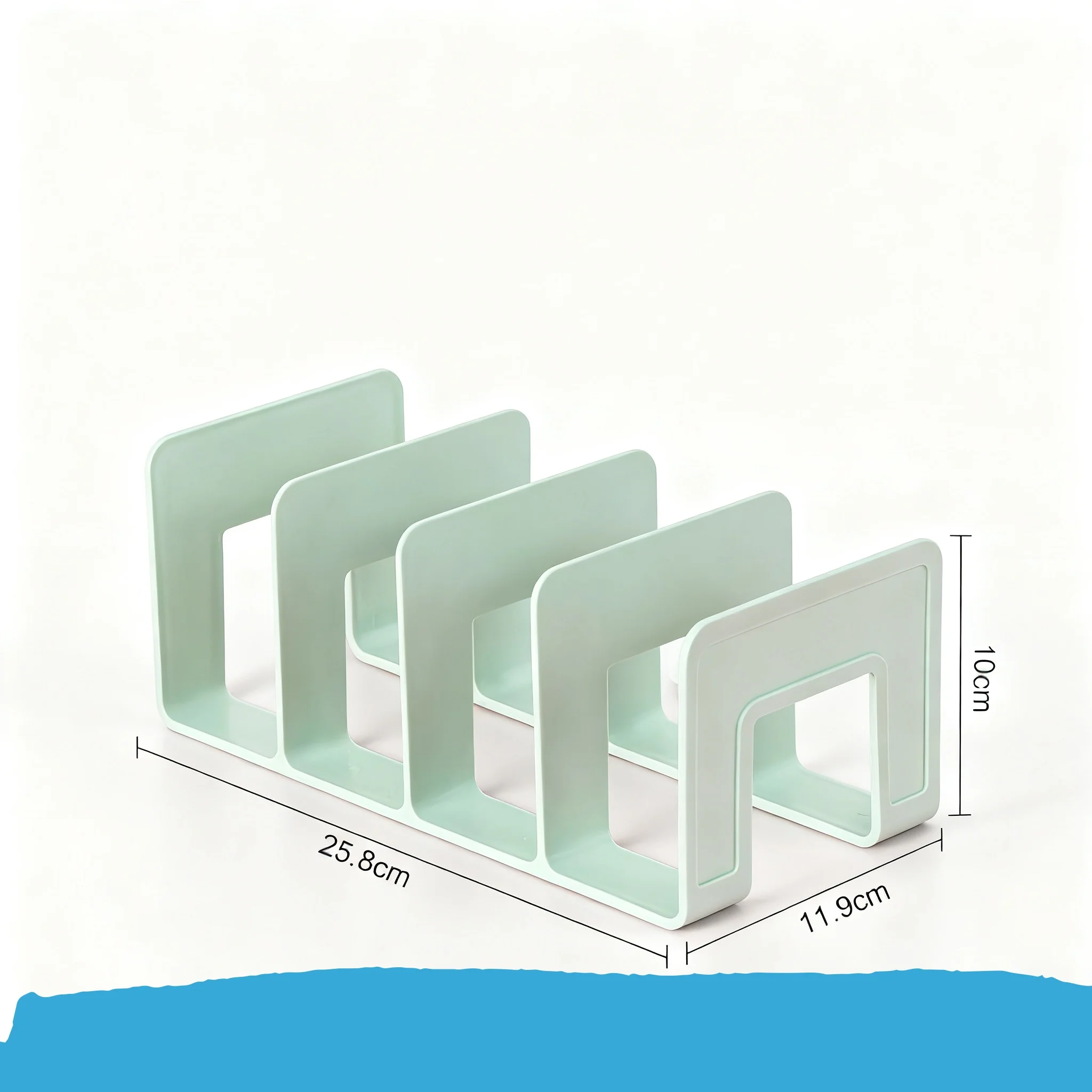 Bookend Desktop Organizer for Securing Books, Book Holder, Desktop Cleaner, Bookshelf, File Rack