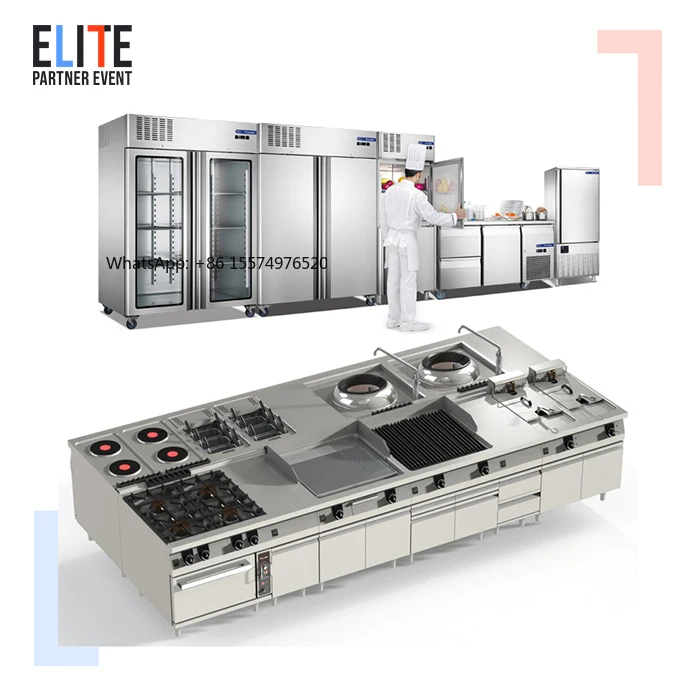 2026 Hot SellingIndustrial Stainless Steel Commercial Hotel Restaurant Kitchen Equipment List(One-stop Solution)