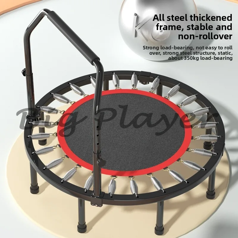 

40 Inch Trampoline Gym Household Indoor Bouncing Adult Sports Fitness Equipment Load-bearing 350kg