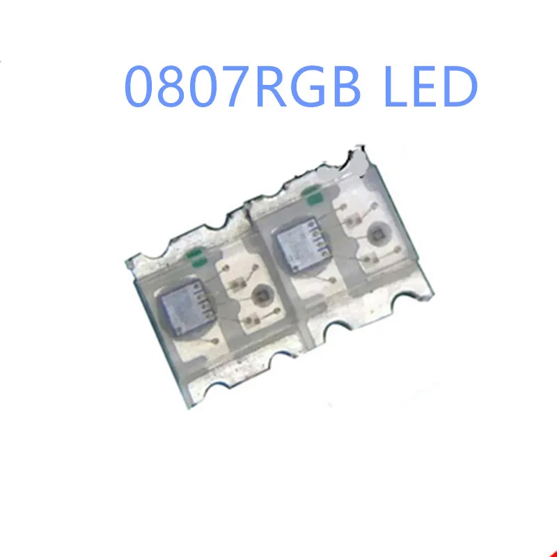 50PCS 0807 RGB Colorful 2.0*1.8mm Multicolor Flicker 0807 Diode LED Lamps Blinking Slow/Fast Flashing With IC