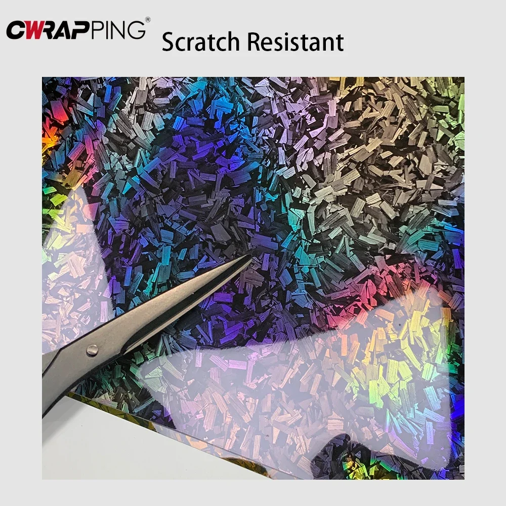 Car Sticker High Grade Forged Carbon Fibre Film Glossy Body Modification Sticker Motorcycle Body Sticker for Car Accessories
