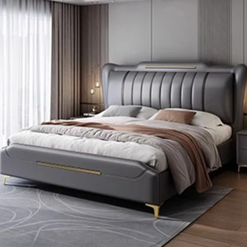 Modern White Unique Double Bed King Drawers Children Frame Double Bed Twin Living Room Cama Matrimonio Furniture For Bedroom