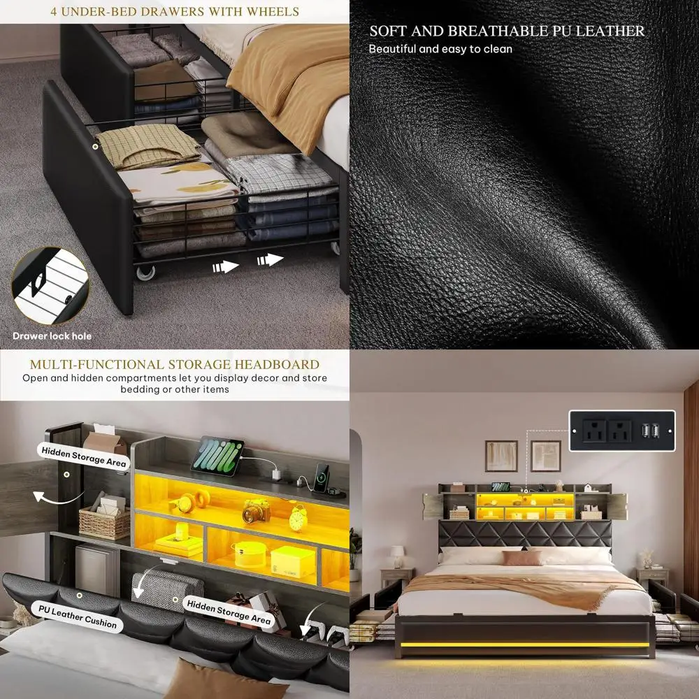 King Size Bed E Wit…