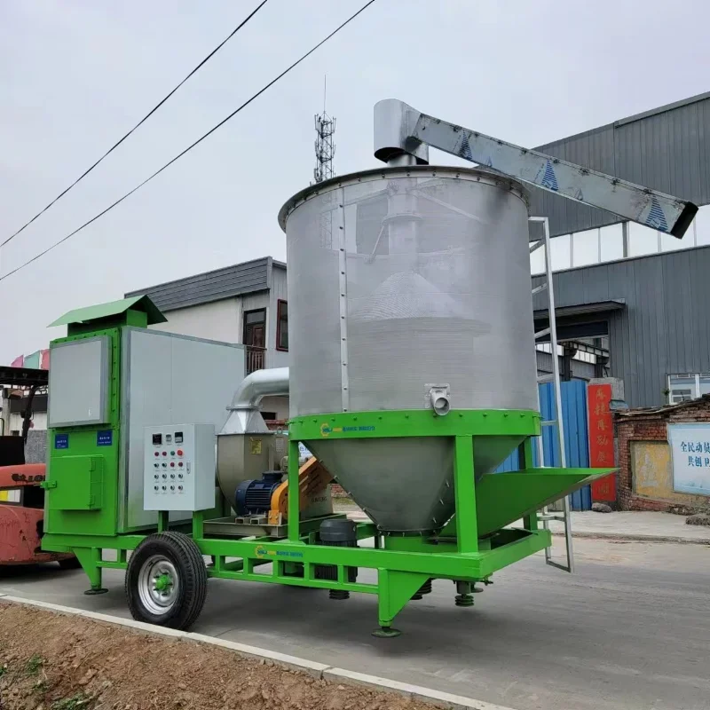 Mobile grain dryer rice corn wheat sorghum rapeseed drying box