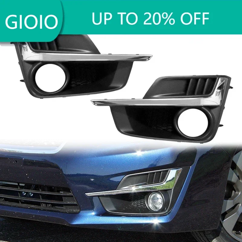 

Автомобильный ABS передний противотуманный фонарь, передний бампер, противотуманная фара, рамка, крышка противотуманной фары, обрезка лицевой панели, крышка для Subaru Impreza 2015-2016