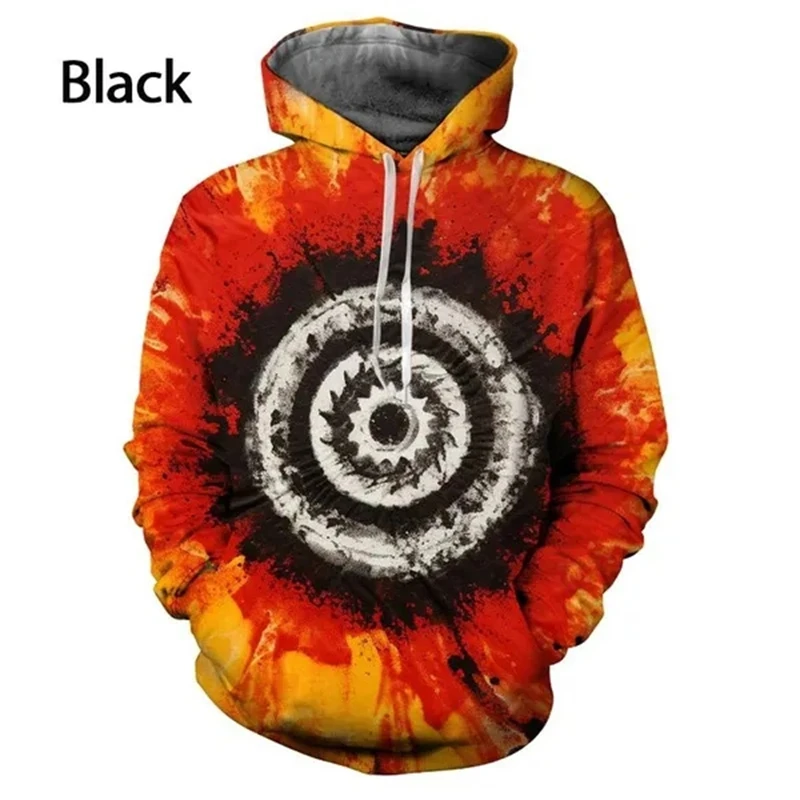 Graffiti 3D Printing Hoodie Colorful Splash Ink Hoodie Fashion Casual Couple Stun Pattern Hoodies Oversized Sweatshirt Hoody