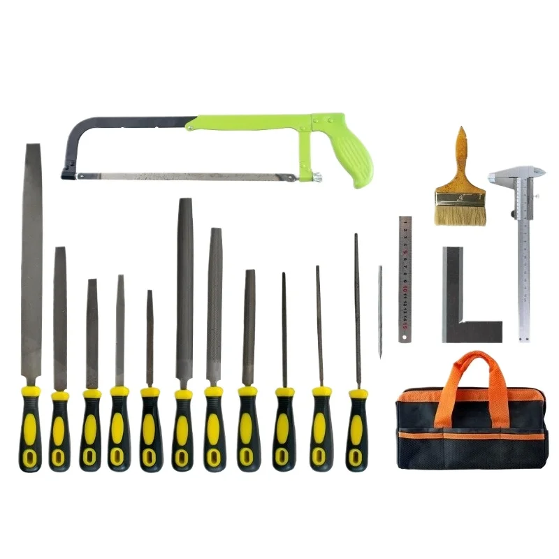 For Training and Practical Fitter Series File, Caliper, Knife Edge Angle Ruler, Tool Set