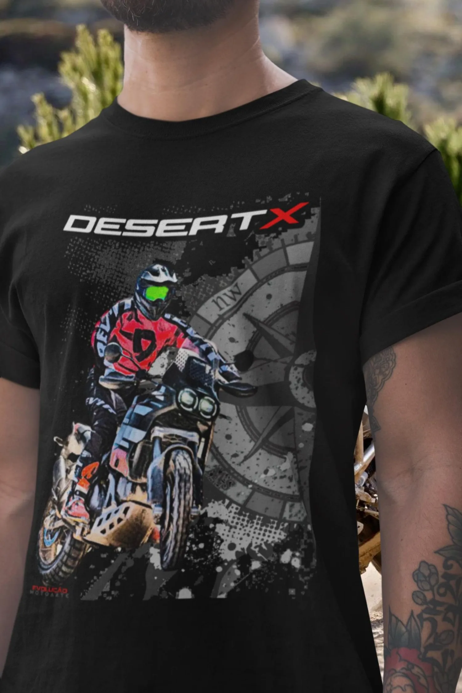 

263@EY D.ucati DesertX Adventure Motorcycle T Shirt Dual Sport Rider Gift for Bikers Off Road Moto Apparel for Touring and Deser