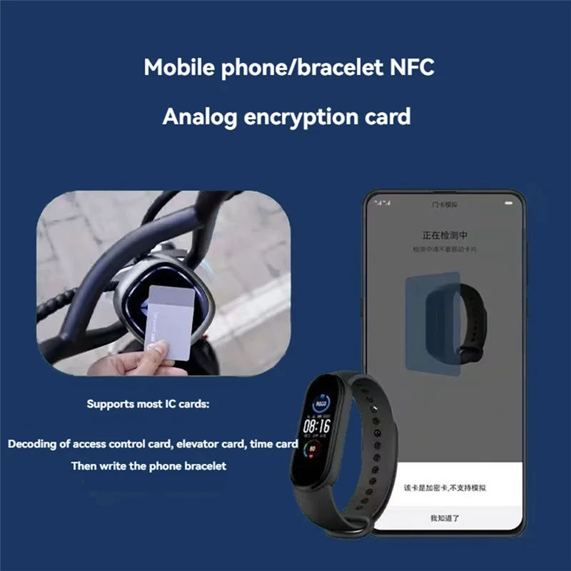 Y19A RFID 13,56 Mhz PCR532 CUID lector de tarjetas IC Wirter NFC RFID módulo inalámbrico con interfaz tipo C