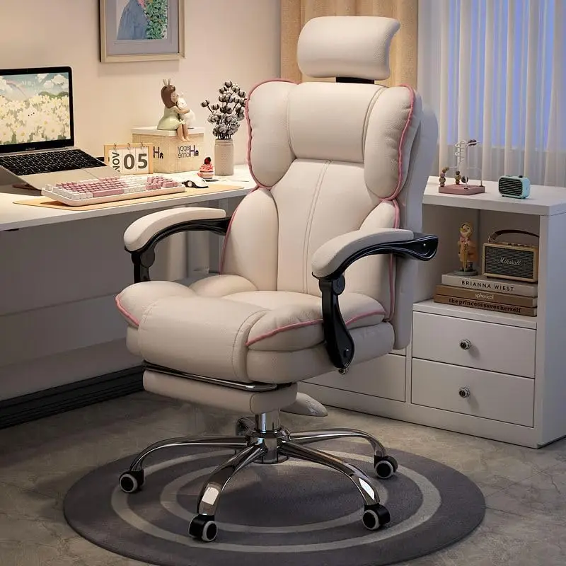 Executive Office Chair with Foot Rest High Back Office Chair Computer Gaming Chairs Big and Tall PU Leather Office Reclining