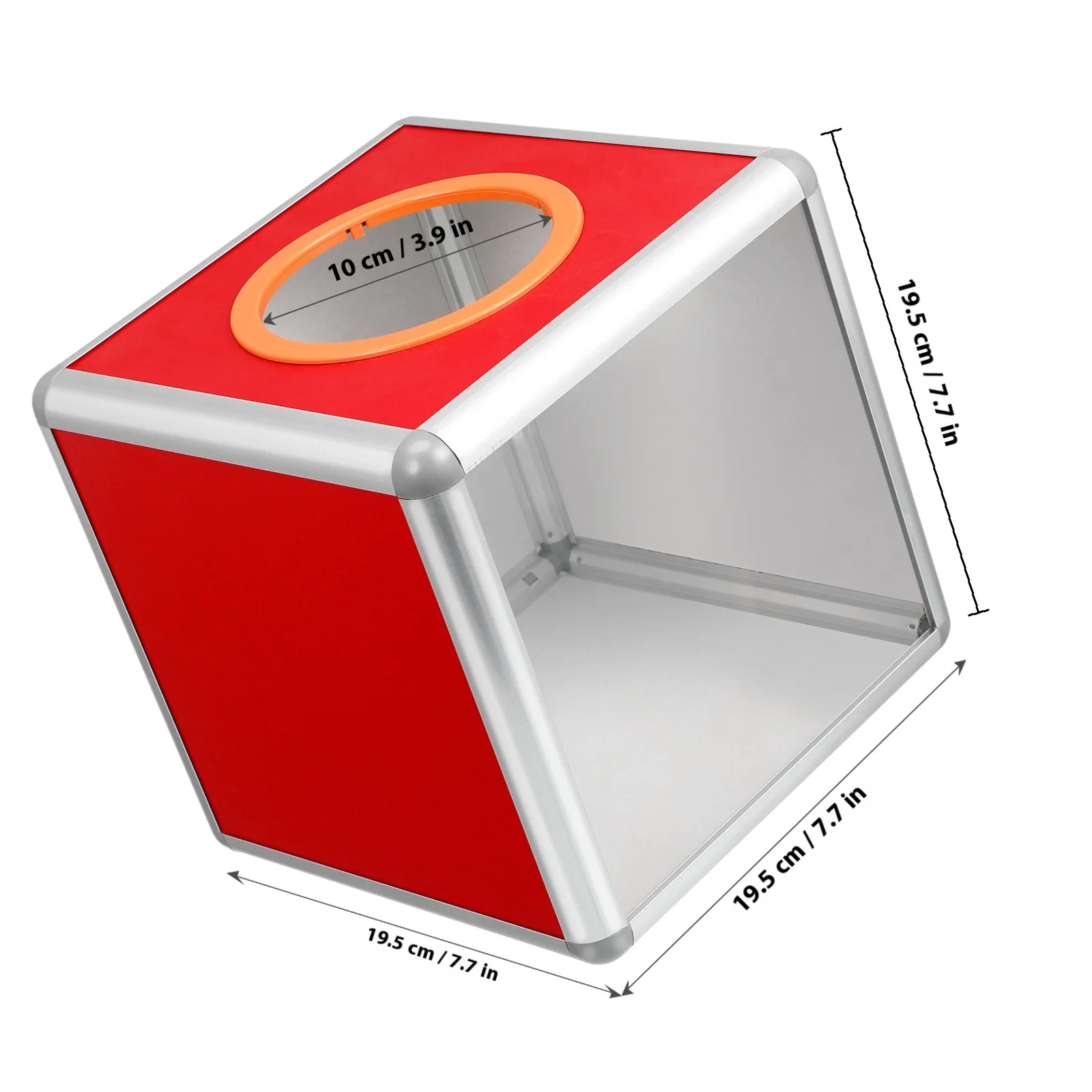 صندوق يانصيب للاجتماع السنوي الشفاف، صندوق سحب قابل للفصل، تخزين السحب، حفلة الخيرية، تركيب الصمامات #2