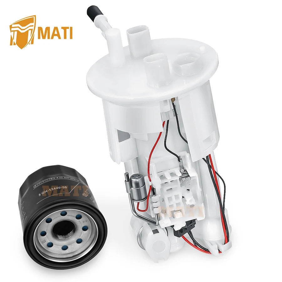 M MATI Fuel Pump Assembly & Oil Filter for Yamaha YZF-R1 YZF-R6/S 2004-2009 5PW-13907-02-00
