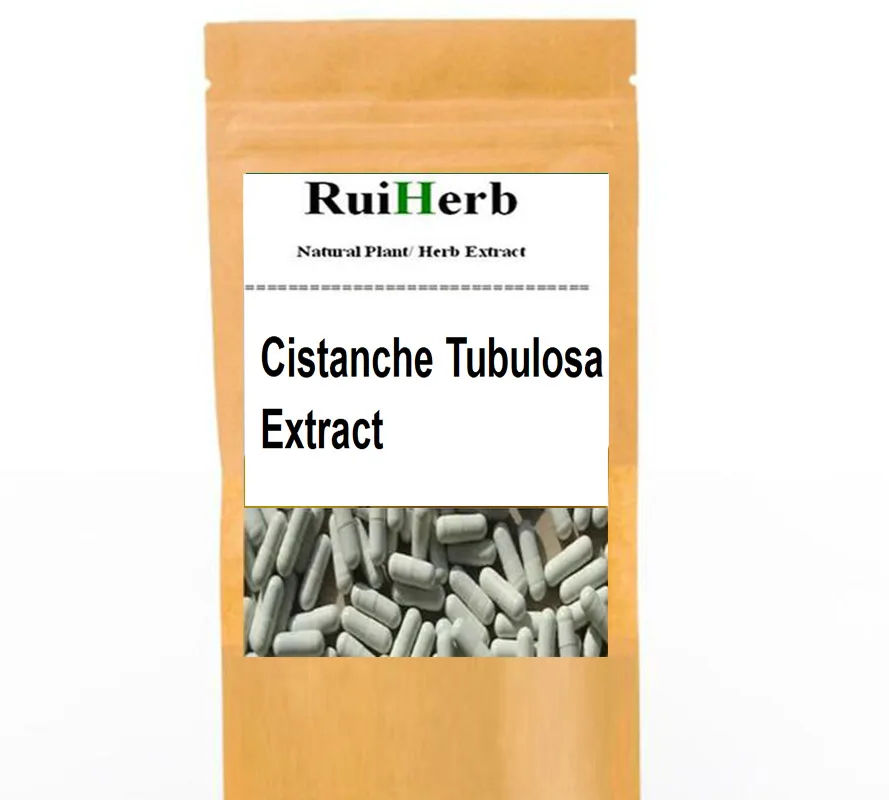 1Pack Cistanche Tubulosa Extract 500mg (300 Capsules) - 50% Echinacosides,10% Acteosides for Immunity & Memory
