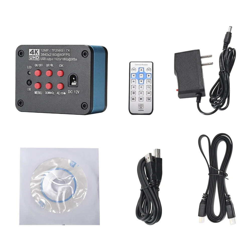 Real 4k Microscope Camera Electronic Eyepiece Metallographic Biological Photography Video Computer Measurement Industrial Camera