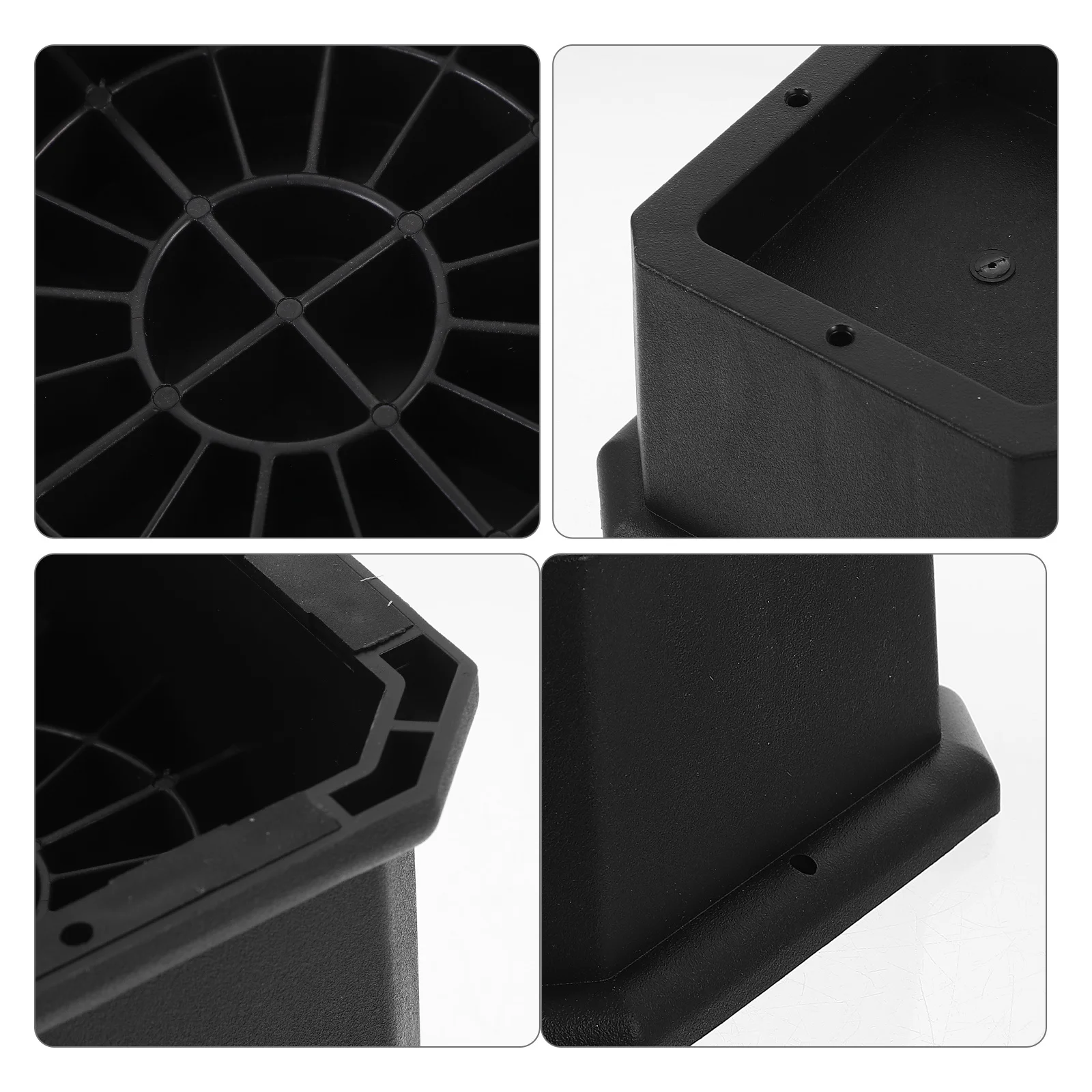 Rehausseurs de lit en caoutchouc robuste, 4 pièces, pour meubles, canapé, Table, chaise, bureau, blocs pour appareils ménagers, cadre de canapé-lit