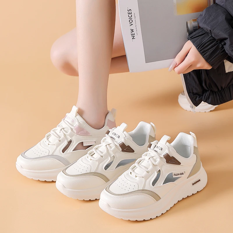 

Women's shoes summer hot cutout athleisure shoes women's flat soled anti slip breathable running shoes women