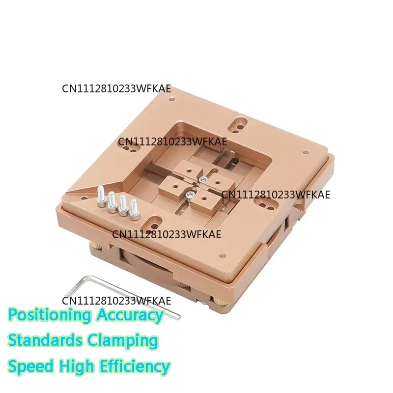 80mm 90mm Universal Aluminum BGA Reballing Station Magnet Auto Adjust BGA Stencil Holder Support Fixture Retangle Chips