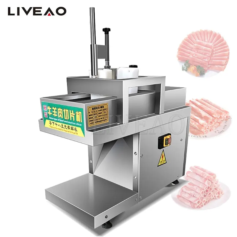 

Commercial Frozen Lamb Slicer Mutton Beef Sausage Roll Make Machine