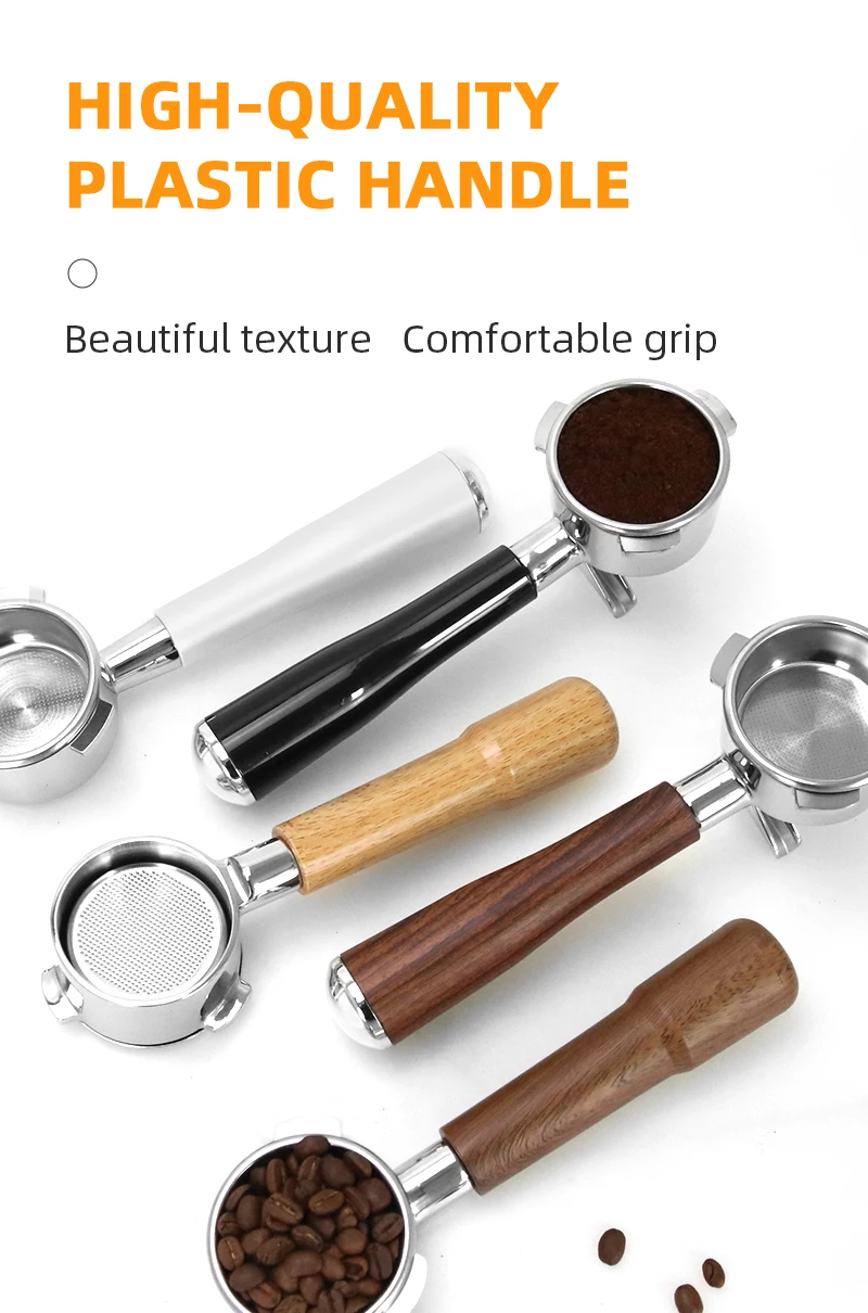 54 mm Kaffee-Siebträger ohne Boden, nackt für Breville Sage 870 878 879 Filterkorb, Espressomaschine, Zubehör, Barista-Werkzeuge – Detail 6