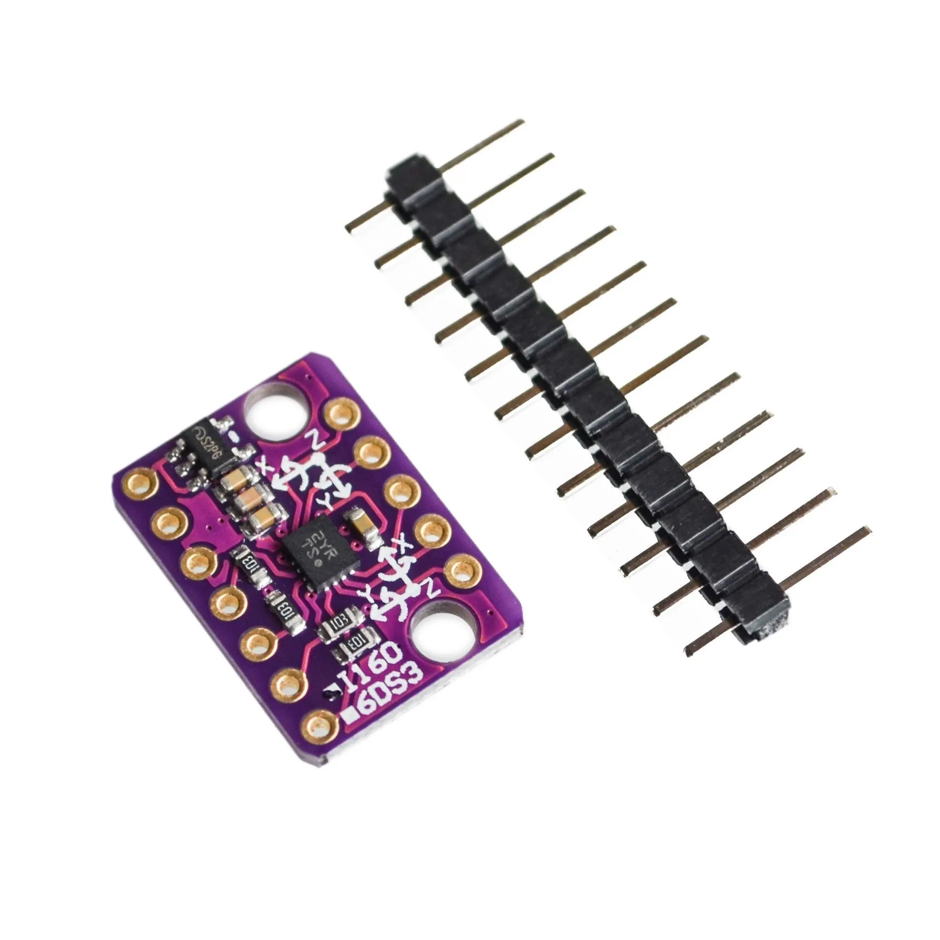 10PCS/LOT GY-BMI160 Latest Stance Accelerometer Gyroscope module 6 Dof inertial Measurement Sensors