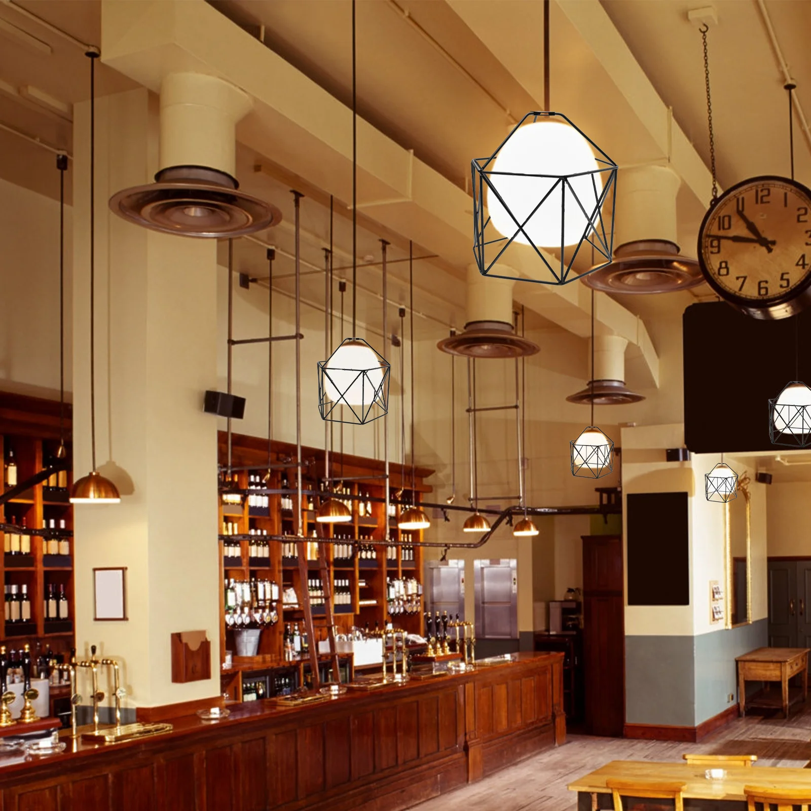 

Vintage Iron Chandelier Cover Simple Style Design Suitable for Various Lamps Iron Art Lamp Shade Lamp Shade