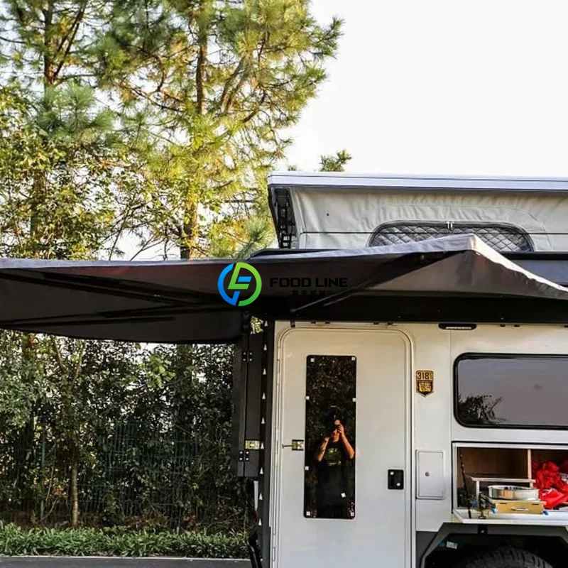 4x4 Pickup Truck Camper Custom Aluminum Frame Galvanized Profile Steel Camping Roof Tent Land Camper Car