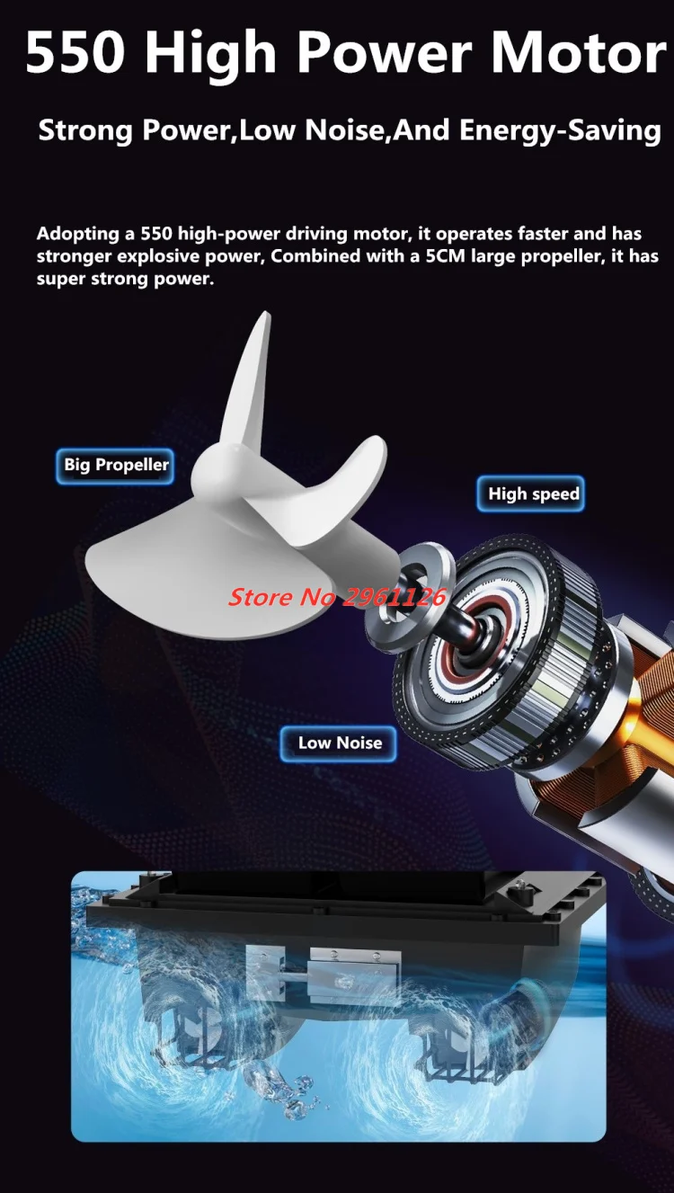 55CM 500M 2KG Loading 12V High Powerful GPS Fishing Bait Boat 99GPS Point Nesting Boat Pull Net Cruise Fishing Feeder Boat Toys