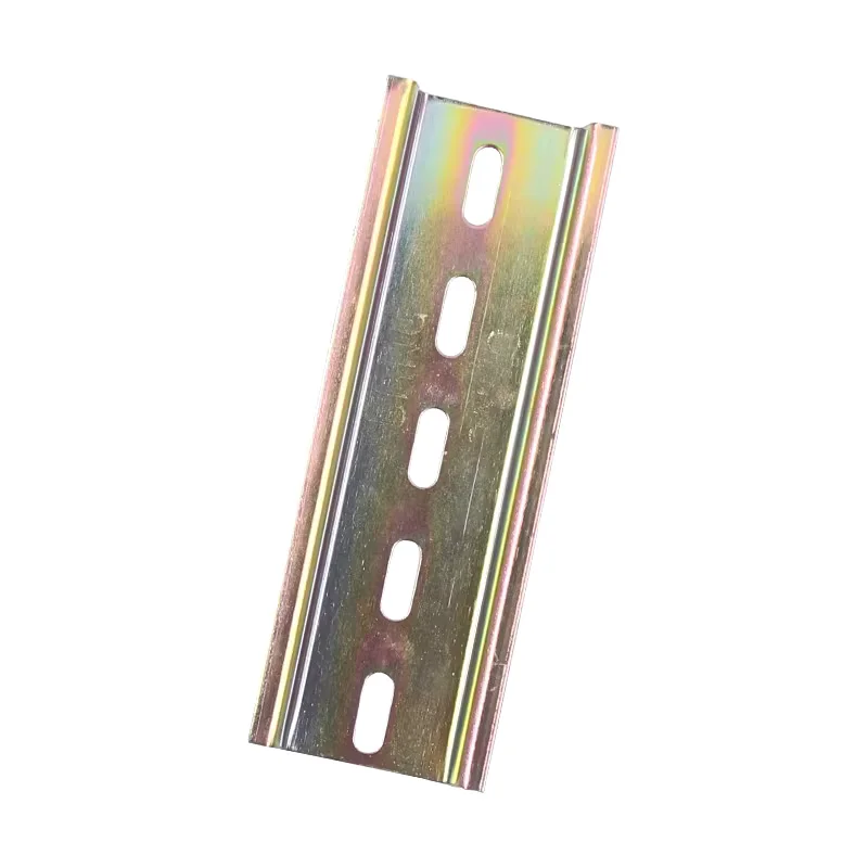 Universal  Thickness Din Rail Guide Slotted 4/8/10/15/20/25/30cm C45 Circuit Breaker Terminal Blocks AC Contactor Guide Rails