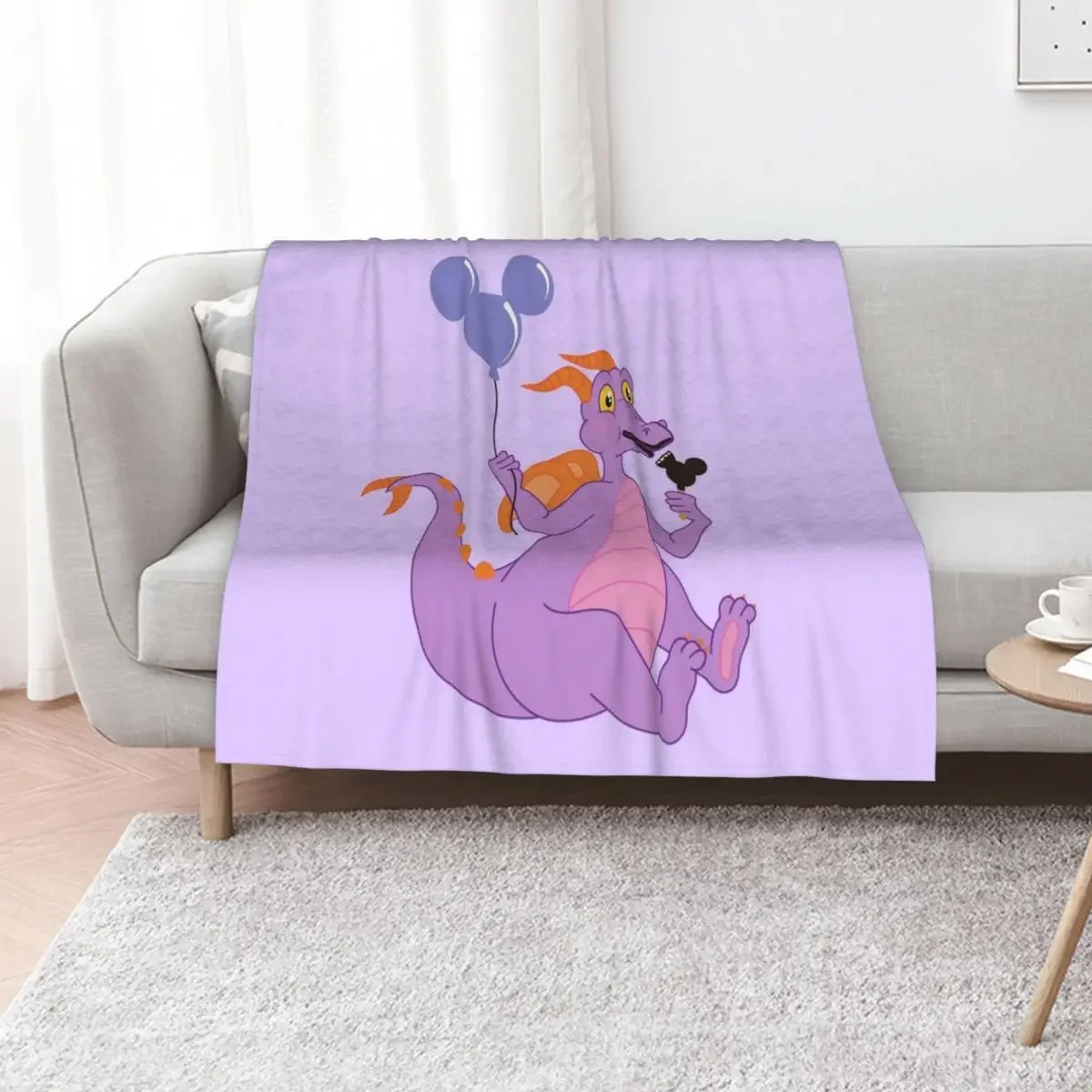 

Cute Figment Throw Blanket Loose Bed Fashionable decorative warm for winter Blankets