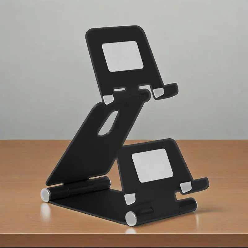 2025 Hot Sale Desktop Mobile Phone Holder Aluminum Alloy Double Folding Universal Mobile Phone Dual Position Lazy Holder