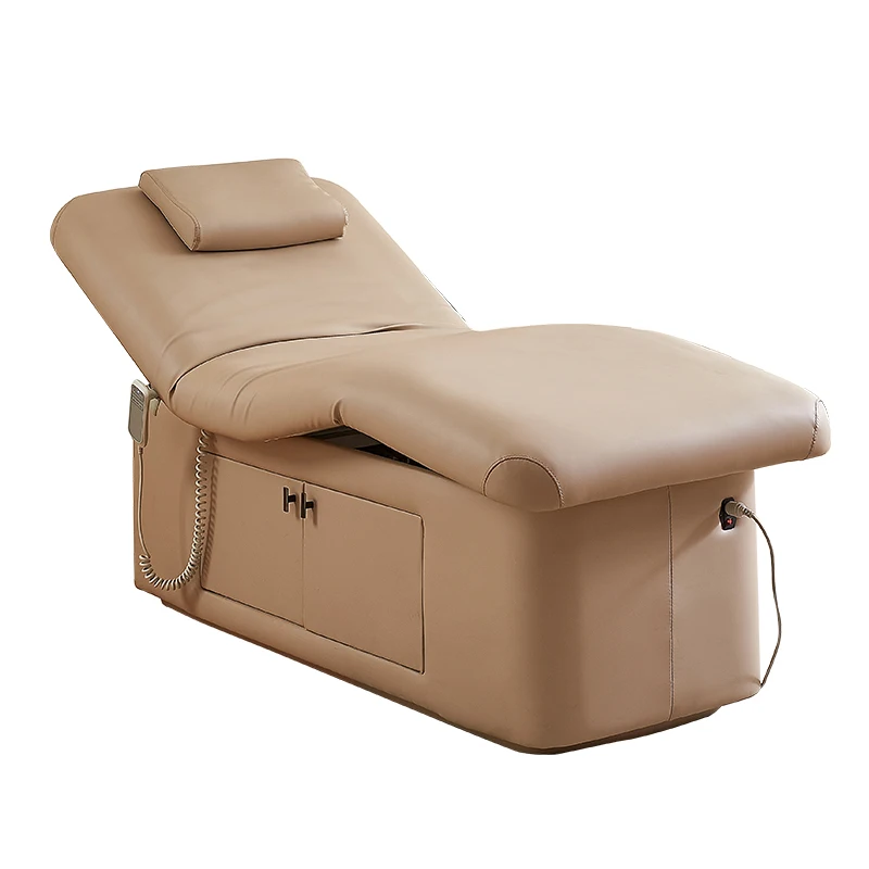 Beauty Salon curved lash Recliner spa Facial Cosmetic Massage table Electric Beauty Bed