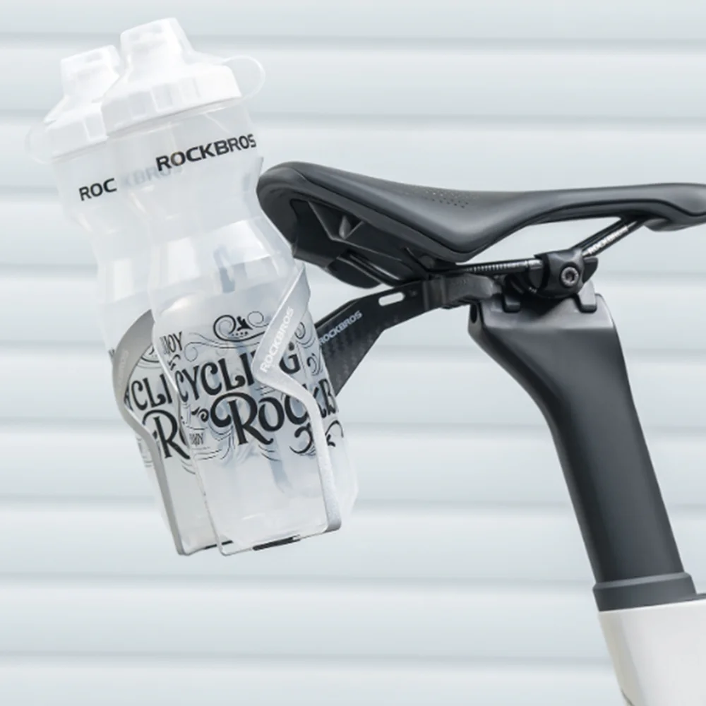 ROCKBROS Fahrrad-Flaschenhalter für den Sattel, Doppelmontage-Adapter, Verlängerungshalterung für Rennrad und MTB – Detail 5