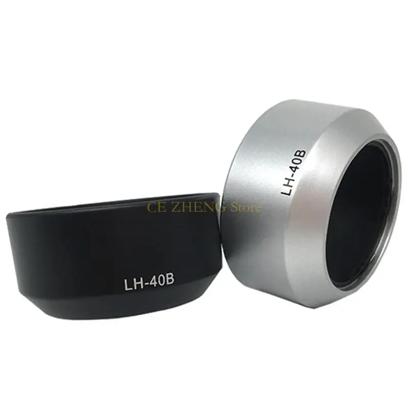 E56B Cylinder Lens Hood Replace LH-40B for Olympus Mzuiko Digital 45mm Lens LH-40B Camera Camera Servons