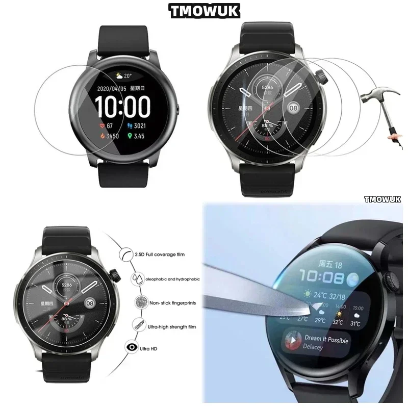 

For Honor Watch 5 Ultra Watch5 3D Curved Edge Tempered Glass Shield – 9H Hardness, Shockproof, Full Coverage, Anti-Scratch & Eas