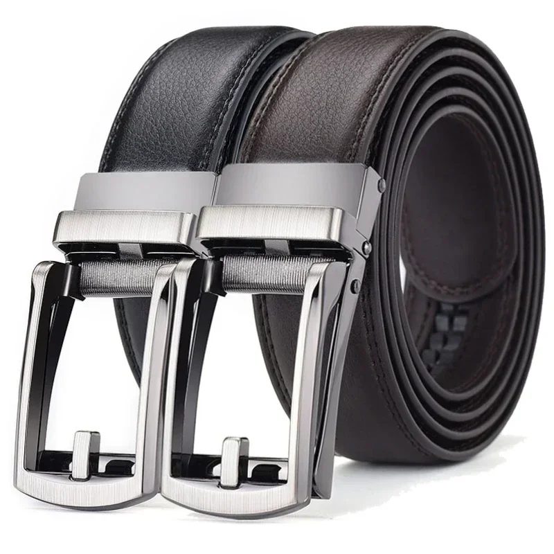 Jeans para homens em couro