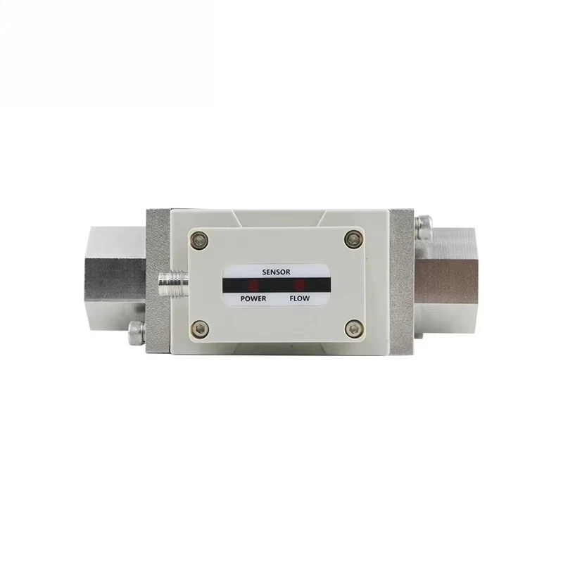 Miniature Eddy Current Temperature and Flow Sensor with Light Emitting Diode Display for Cutting Fluid or Diesel