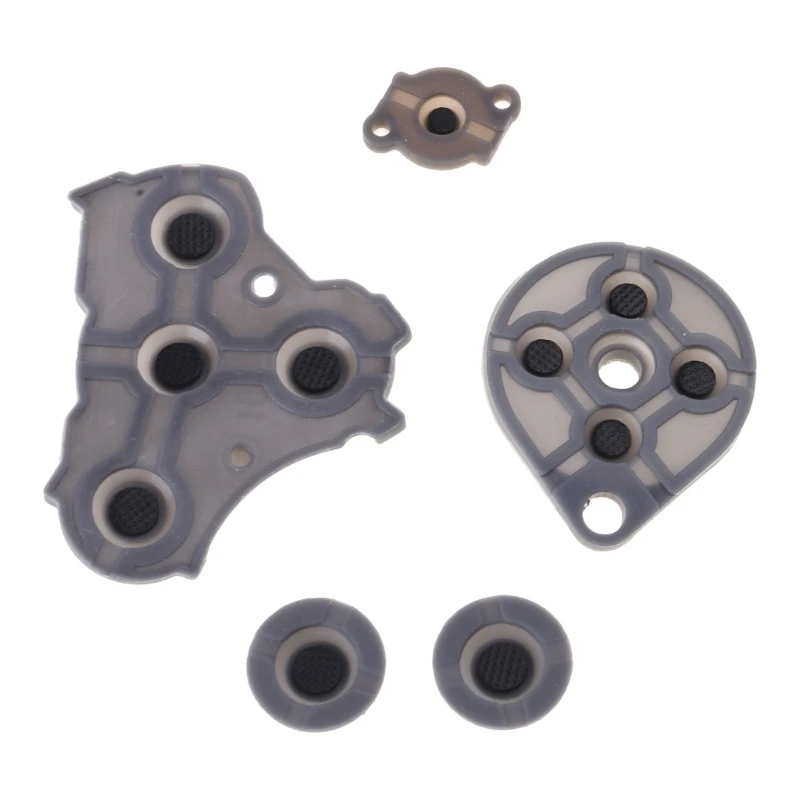Gamecube Conductive Rubber Pads Replace Parts for NGC Console Gamepad Silicone Conductive Button Pads Repair