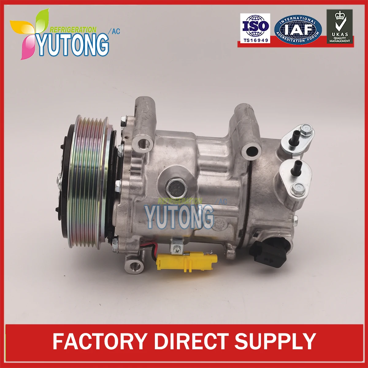 SD6C12 Compressor for Peugeot 207 307 308 508 Partner C3 C4 C5 DS3 9659875780 6453QJ 6453QK 6453WK 6453WL 6453ZZ 9822826880